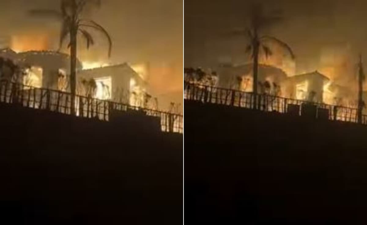 लॉस एंजिल्स की आग में धूं धूं कर जला तीन अरब का आलीशान बंगला, वायरल Video देख याद आ जाएंगे भगवान