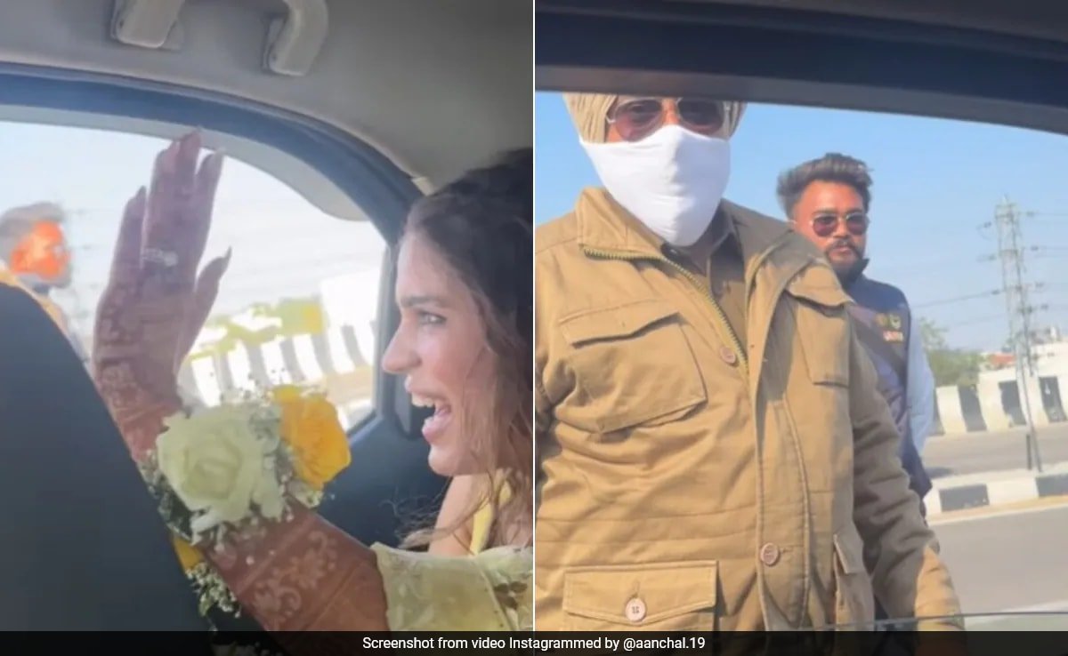 कार में थी दुल्हन, ट्रैफिक पुलिस ने रोकी गाड़ी, चालान काटने की बजाय किया कुछ ऐसा, लोग बोले- हमारे साथ अन्याय होता है