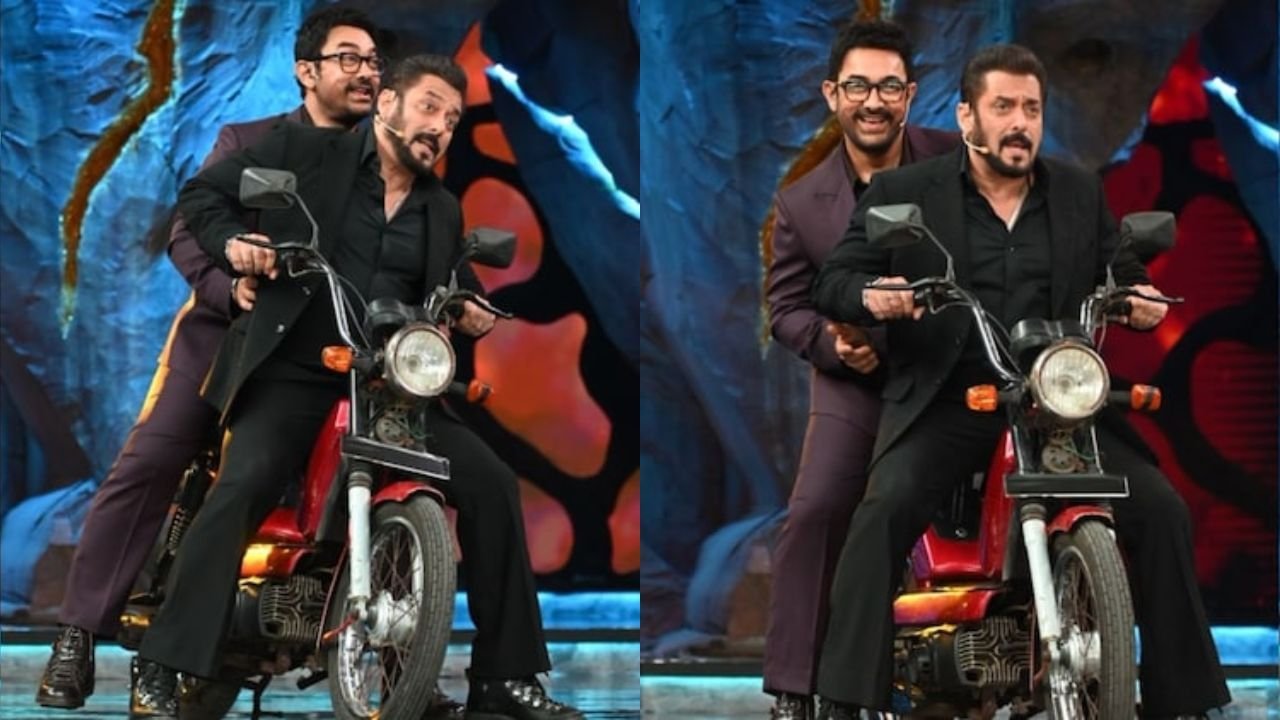 Bigg Boss 18 finale: Aamir and Salman recreate iconic Andaz Apna Apna scene – WATCH