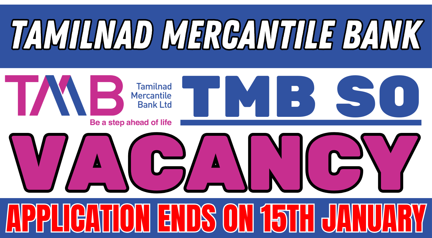 TMB SO Vacancy 2025: Online Application Ends on 15th January, Check Details