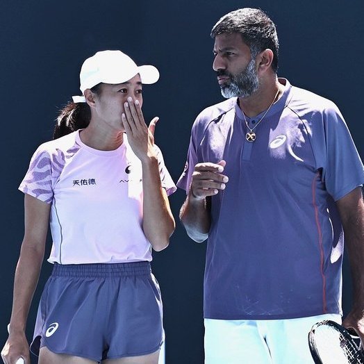 Bopanna, Zhang Advance Into Mixed Doubles Round Two Of Australian Open