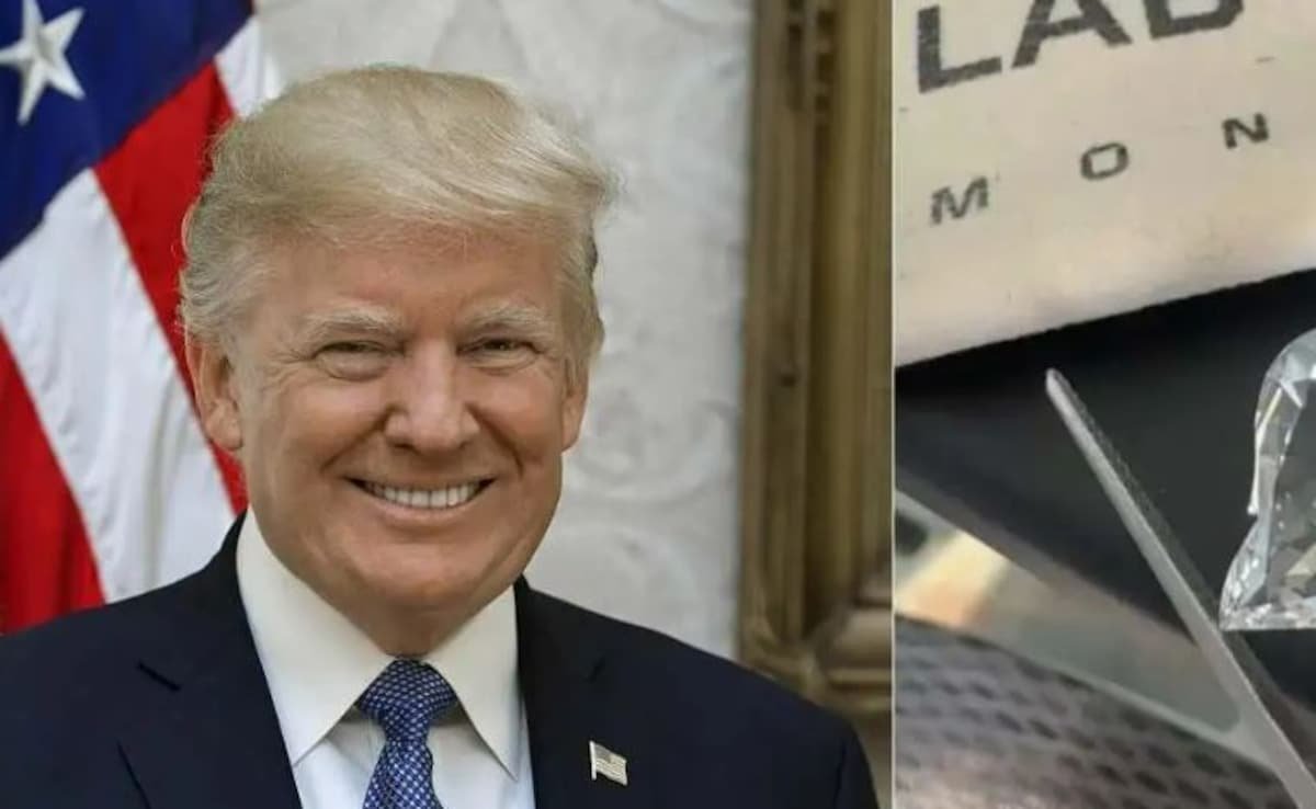गुजरात के ज्वैलर्स ने हीरे पर उकेरा Donald Trump का चेहरा, कीमत जान होश उड़ जाएंगे
