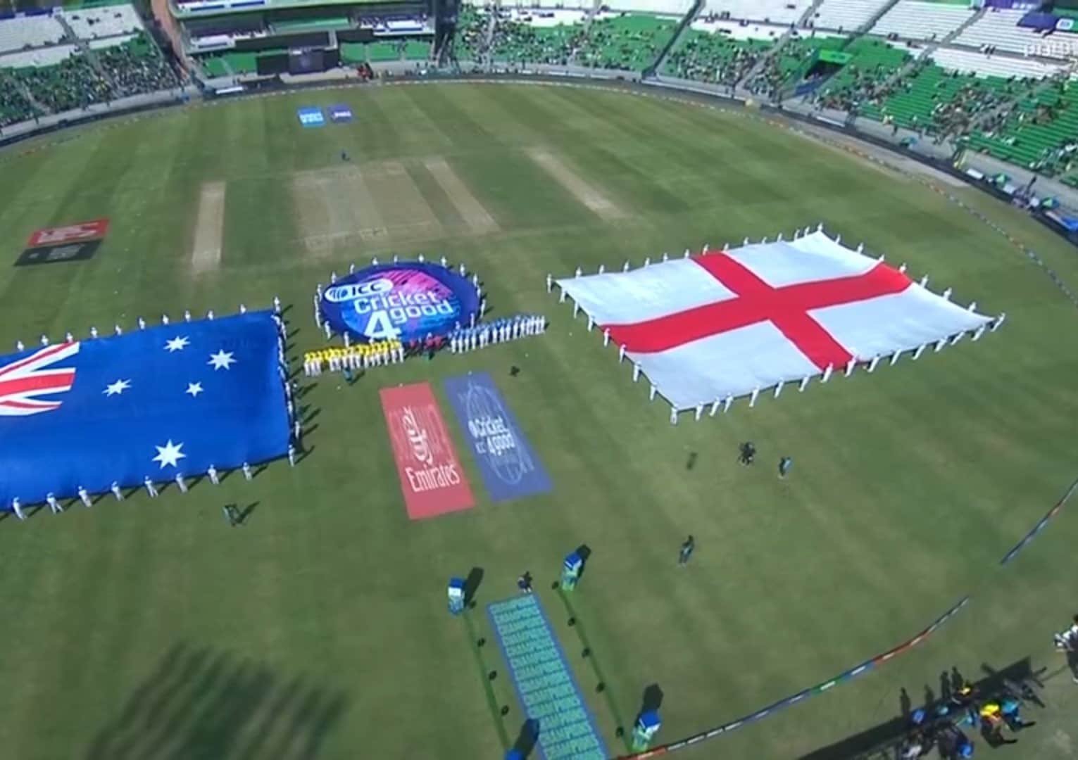Watch: Indian Anthem Played In Lahore Ahead Of AUS vs ENG Clash; PCB Ridiculed