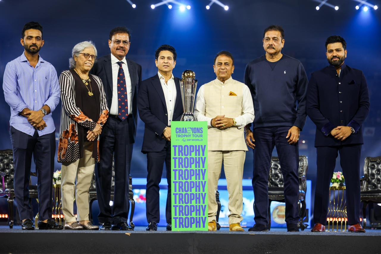 ICC Men’s Champions Trophy 2025 Trophy Tour Concludes With India Tour