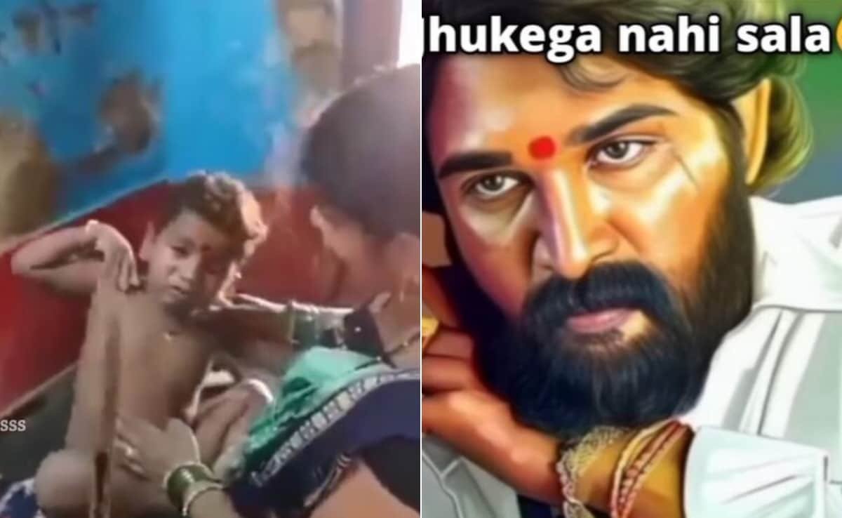 इस पुष्पाराज को देख छूट जाएगी हंसी, तीखे अंदाज पर फिदा हुए यूजर्स