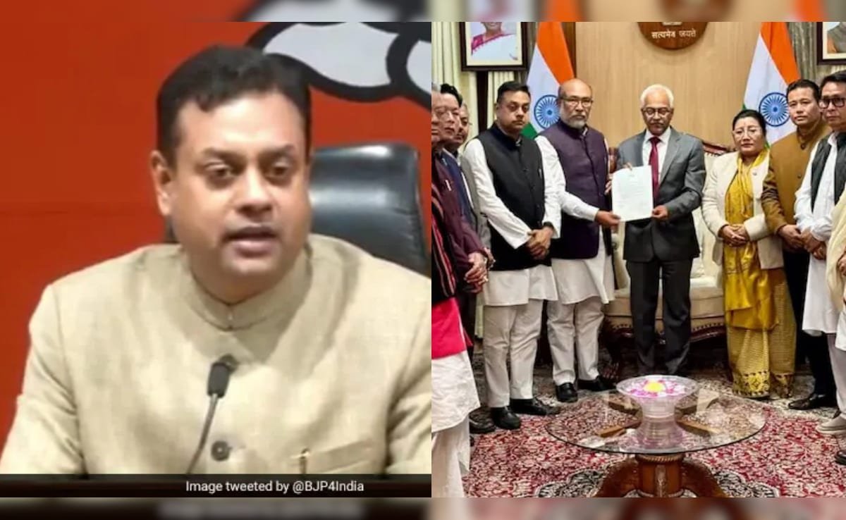 मणिपुर में कौन बनेगा मुख्यमंत्री? संबित पात्रा और बीजेपी प्रदेश अध्यक्ष ने राज्यपाल से की मुलाकात