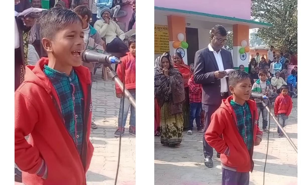 स्कूल फंक्शन में बच्चे ने इस अंदाज में गाया सलमान खान का गाना, सुनने वालों के खड़े हो गए कान