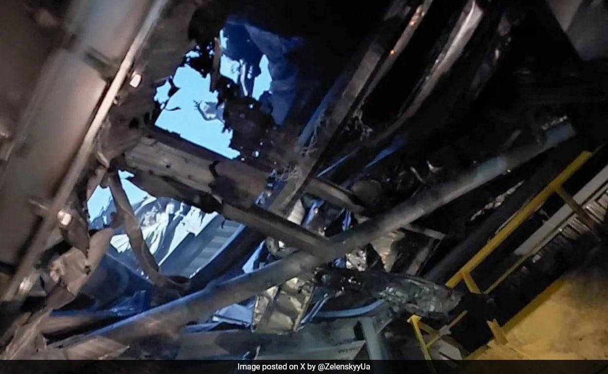 Video: Drone Strikes Radiation Cover At Chernobyl Nuclear Plant In Ukraine