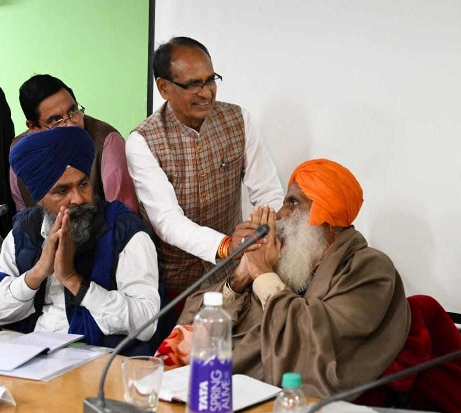 “Good Discussion”: Shivraj Chouhan After Meeting Protesting Farmers