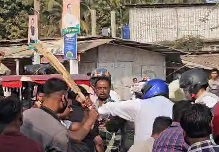 Video: Congress MP Attacked With Cricket Bat In Assam