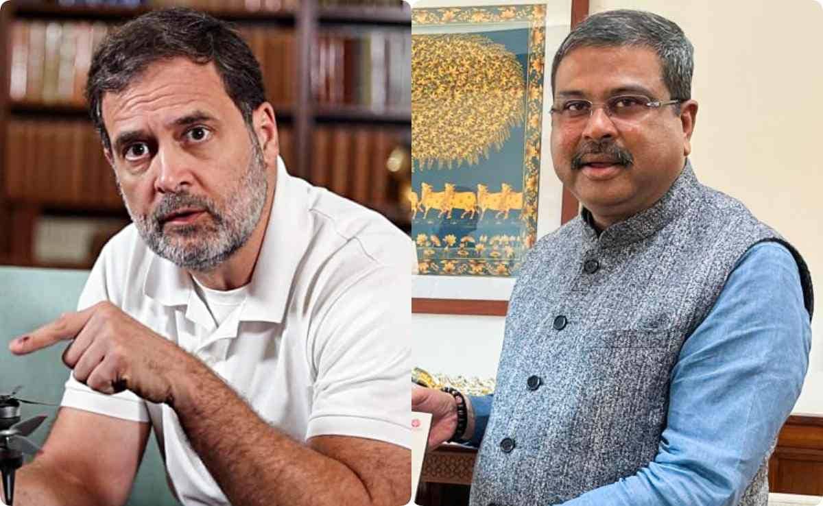 कांग्रेस ने सुविधानुसार संविधान को कुचला… CEC नियुक्ति मामले में धर्मेंद्र प्रधान ने राहुल पर साधा निशाना