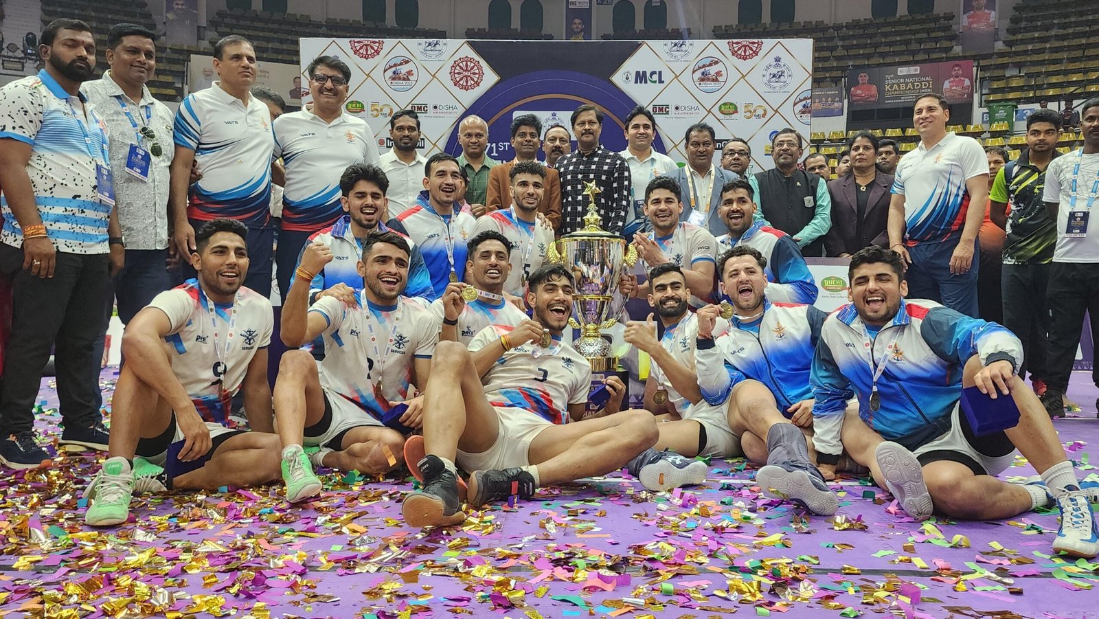 Services Clinch 71st Senior National Men’s Kabaddi Championship Title